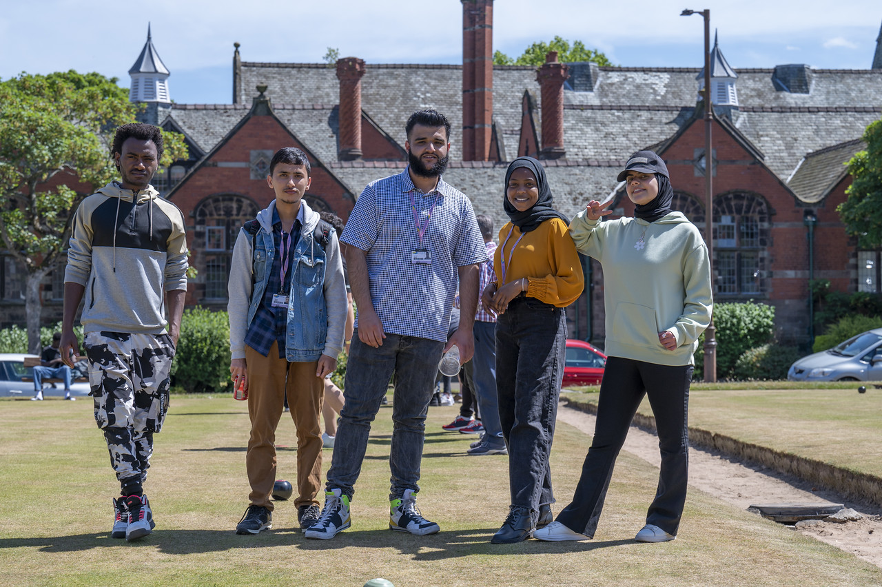 ESOL students appear on ITV News as they learn to play bowls to help integration into society